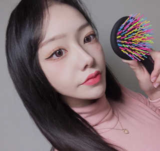 아이캔디 레인보우 볼륨S  브러쉬 미디엄 블랙 — 5점을 준 리뷰어가 2020년 12월 올린 사용 사진