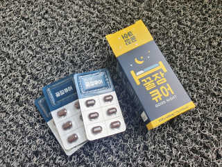 조은약초 꿀잠큐어 제주 감태추출물 감태정 600mg — 5점을 준 리뷰어가 2020년 8월 올린 사용 사진