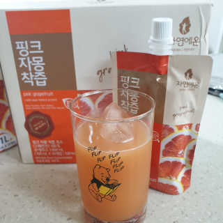 자연에온 핑크 자몽 착즙 100mL 10개입 2BOX — 5점을 준 리뷰어가 2020년 11월 올린 사용 사진