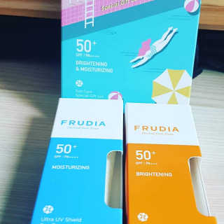 [후르디아] 혼합자차 선 에센스+톤업 선크림 2종 — 5점을 준 리뷰어가 2020년 8월 올린 사용 사진