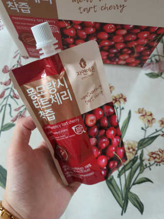자연에온 몽모랑시 타트체리 착즙 100mL 10개입 2BOX — 5점을 준 리뷰어가 2020년 9월 올린 사용 사진