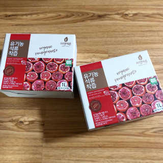 자연에온 유기농 석류 착즙 100mL 10개입 2BOX — 4.5점을 준 리뷰어가 2020년 12월 올린 사용 사진