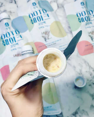 [꾸콤] 참참 OOTD쉐이크 고단백 일주일세트 50g x 5 — 4점을 준 리뷰어가 2020년 10월 올린 사용 사진