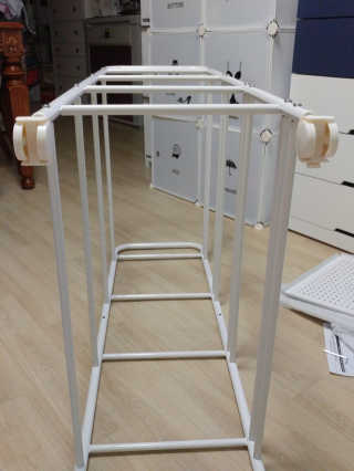 바네스데코 DIY 다용도 메쉬 철제 트롤리 수납선반 렌지대 정리함 — 5점을 준 리뷰어가 2020년 6월 올린 사용 사진