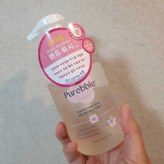 Purebble 당김없이 속촉촉_퓨어블 핸드워시 3종 [랜덤발송] — 4점을 준 리뷰어가 2020년 7월 올린 사용 사진
