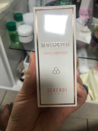 세렌디뷰티 레드 프로폴리스 트리플 앰플 — 5점을 준 리뷰어가 2020년 7월 올린 사용 사진