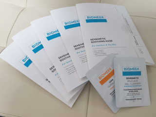 바이오믹 BIOMEEK SENSIMETIC SOOTHING MASK.S — 4점을 준 리뷰어가 2020년 6월 올린 사용 사진