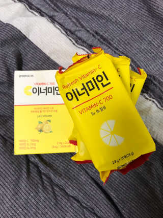 이너미인 VITAMIN-C 700 — 5점을 준 리뷰어가 2020년 10월 올린 사용 사진