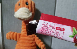 헬스업_쁘띠쁘띠석류콜라겐젤리_20g x 14포 — 5점을 준 리뷰어가 2020년 9월 올린 사용 사진