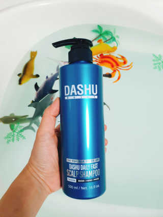 다슈코리아 다슈 데일리 패스트 한방 두피 샴푸 500ml — 5점을 준 리뷰어가 2020년 4월 올린 사용 사진
