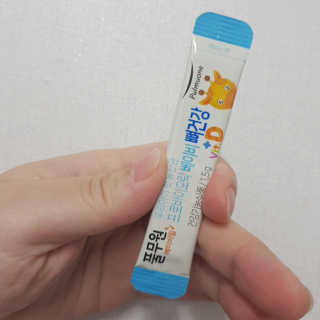 [풀무원베이비밀] 프로바이오락 베이비 튼튼 유산균 — 5점을 준 리뷰어가 2020년 7월 올린 사용 사진