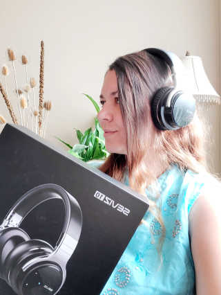 SEVIZ Bluetooth Headphones 10 3color — 5점을 준 리뷰어가 2020년 8월 올린 사용 사진