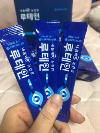 서울약사신협_내몸애눈건강루테인_2g x 50포 — 5점을 준 리뷰어가 2020년 5월 올린 사용 사진