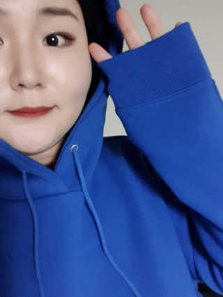 브랜디드라이프스타일코리아 행텐 헤리티지 후드 티셔츠 — 5점을 준 리뷰어가 2020년 11월 올린 사용 사진