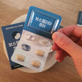 조은약초 보스웰리아 캡슐 큐어 보스웰릭산 30정 — 5점을 준 리뷰어가 2020년 6월 올린 사용 사진