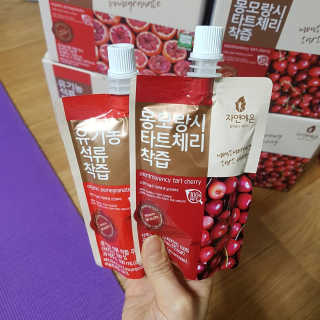 자연에온 몽모랑시 타트체리 착즙 100mL 10개입 2BOX — 5점을 준 리뷰어가 2020년 11월 올린 사용 사진
