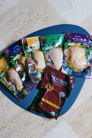 바로 먹는 아침 실온보관 닭가슴살 6종 — 5점을 준 리뷰어가 2020년 9월 올린 사용 사진