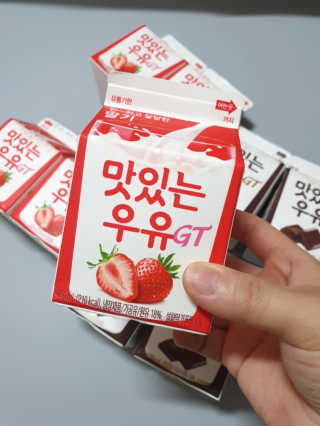 남양유업 맛있는 우유 GT 2종 초코/딸기 총 10ea — 5점을 준 리뷰어가 2020년 7월 올린 사용 사진