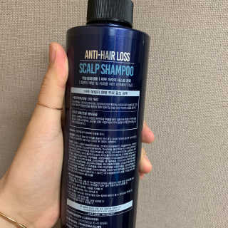 다슈코리아 다슈 데일리 단백질 한방 두피 골드 샴푸 500ml — 5점을 준 리뷰어가 2020년 4월 올린 사용 사진
