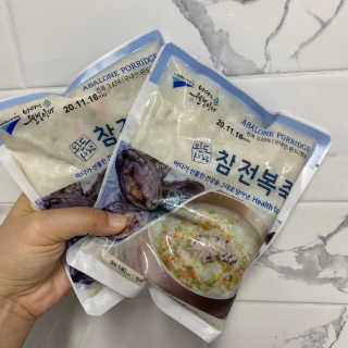 바다는다웰빙이다 완도사랑 전복죽 250g - 2팩 + 전복장조림 2팩 — 3.5점을 준 리뷰어가 2020년 11월 올린 사용 사진