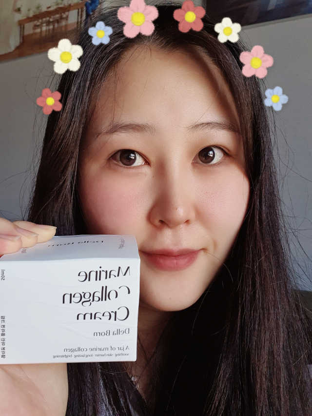 델라본 마린 콜라겐 수분크림 리뷰 사진