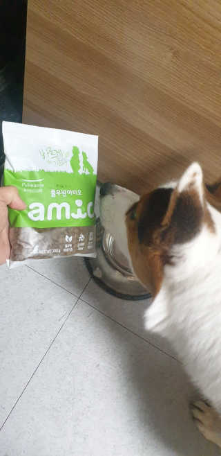 [풀무원 아미오] 자연담은식단 1kg 3종 — 4점을 준 리뷰어가 2020년 12월 올린 사용 사진