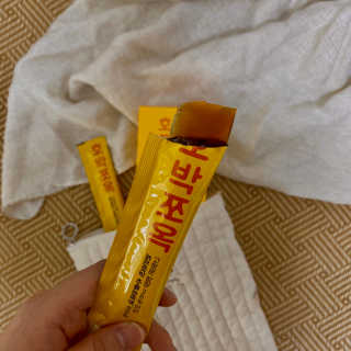 조은약초 국산 늙은 호박즙 호박쪼옥 젤리 20g x 15포 — 5점을 준 리뷰어가 2020년 7월 올린 사용 사진
