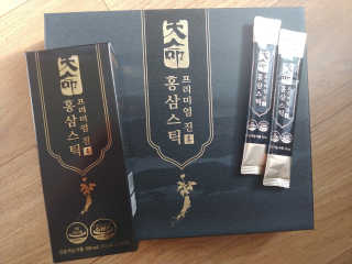 헬스업_천명진프리미엄홍삼스틱_10ml x 30포 — 5점을 준 리뷰어가 2020년 11월 올린 사용 사진