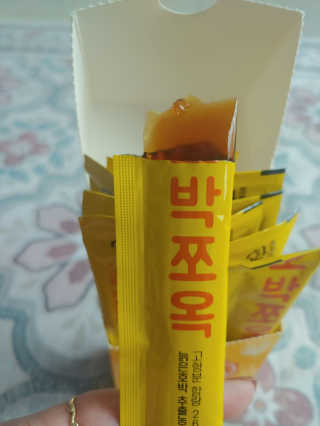 조은약초 국산 늙은 호박즙 호박쪼옥 젤리 20g x 15포 — 4점을 준 리뷰어가 2020년 7월 올린 사용 사진