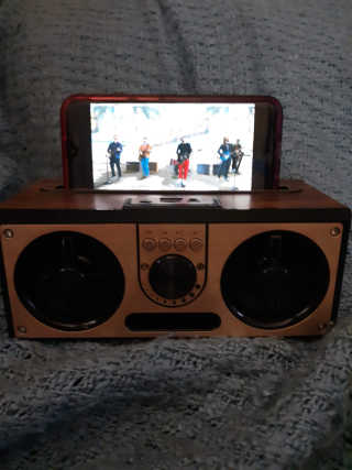 SEVIZ RETRO20W 레트로 블루투스 스피커 — 5점을 준 리뷰어가 2020년 10월 올린 사용 사진
