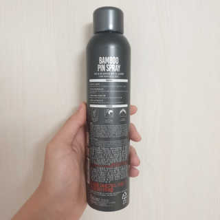 다슈코리아 다슈 포 맨 프리미엄 밤부 핀 스프레이 300ml — 5점을 준 리뷰어가 2020년 5월 올린 사용 사진