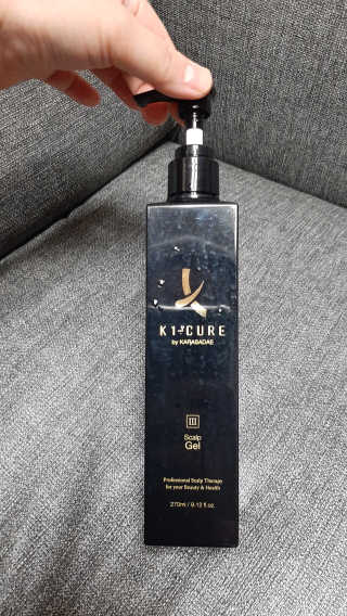 [두피헤어 트리트먼트] 케이원큐어 스켈프 젤 270ml — 5점을 준 리뷰어가 2020년 9월 올린 사용 사진