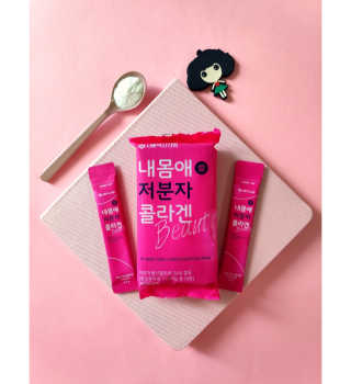 서울약사신협_내몸애뷰티 저분자콜라겐_2.5g 100포 — 5점을 준 리뷰어가 2020년 6월 올린 사용 사진