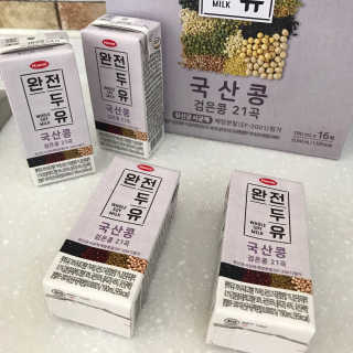 세상간단 완전푸드 [완전두유] 5종 — 5점을 준 리뷰어가 2020년 4월 올린 사용 사진