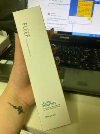 플리프 시카-알로에 앰플 토너 200ML — 5점을 준 리뷰어가 2020년 11월 올린 사용 사진