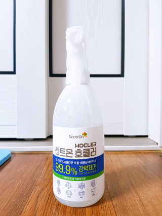 레나스 센트온  호클러 차아염소산수 살균소독제 — 5점을 준 리뷰어가 2020년 6월 올린 사용 사진