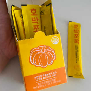 조은약초 국산 늙은 호박즙 호박쪼옥 젤리 20g x 15포 — 3.5점을 준 리뷰어가 2020년 7월 올린 사용 사진