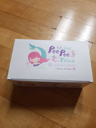 코리인제이아일랜드 키즈 피피티슈  Kids Pee Pee Tissue — 5점을 준 리뷰어가 2020년 10월 올린 사용 사진