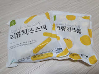 가치식탁 리얼치즈스틱, 리얼크림치즈볼 — 5점을 준 리뷰어가 2020년 9월 올린 사용 사진