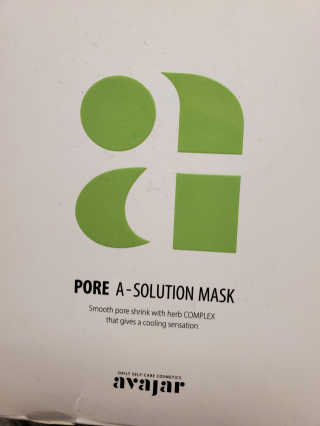 Avajar A-Solution 마스크 — 1점을 준 리뷰어가 2020년 12월 올린 사용 사진