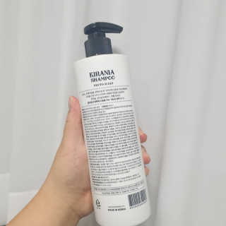 키라니아 피토스칼프 탈모완화 기능성샴푸 500ml — 5점을 준 리뷰어가 2020년 12월 올린 사용 사진