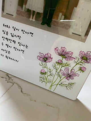 100가지 기념액자 — 5점을 준 리뷰어가 2020년 11월 올린 사용 사진