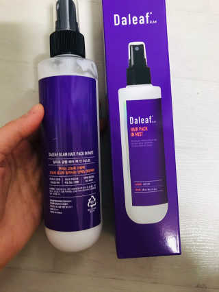 달리프 글램 헤어팩 인미스트 200ml — 5점을 준 리뷰어가 2020년 11월 올린 사용 사진