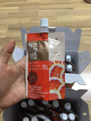 자연에온 핑크 자몽 착즙 100mL 10개입 2BOX — 5점을 준 리뷰어가 2020년 11월 올린 사용 사진