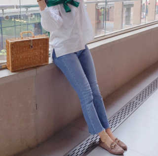 세인트디보스 스웨이드 로퍼 플랫 1cm — 5점을 준 리뷰어가 2020년 10월 올린 사용 사진