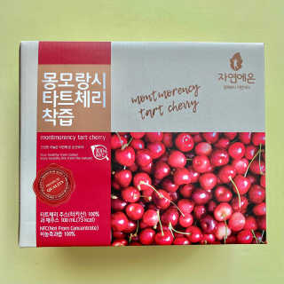 자연에온 몽모랑시 타트체리 착즙 100mL 10개입 2BOX — 5점을 준 리뷰어가 2020년 10월 올린 사용 사진