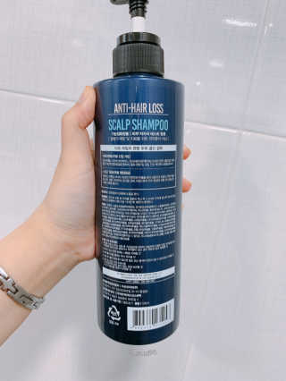 다슈코리아 다슈 데일리 단백질 한방 두피 골드 샴푸 500ml — 5점을 준 리뷰어가 2020년 11월 올린 사용 사진