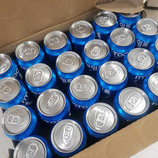 일화 아임톡 탄산수 355ml X 24캔 — 4.5점을 준 리뷰어가 2020년 4월 올린 사용 사진