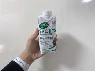 셀렉스스포츠 셀렉스 스포츠 드링크 초콜릿 _ 330ml x 12팩 — 5점을 준 리뷰어가 2020년 10월 올린 사용 사진