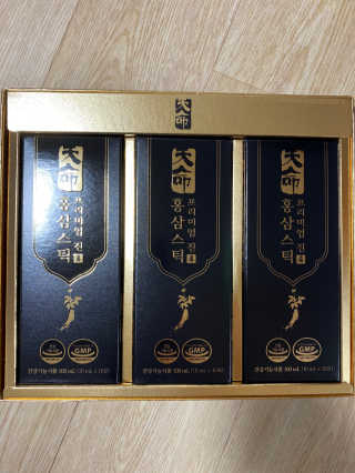헬스업_천명진프리미엄홍삼스틱_10ml x 30포 — 5점을 준 리뷰어가 2020년 10월 올린 사용 사진